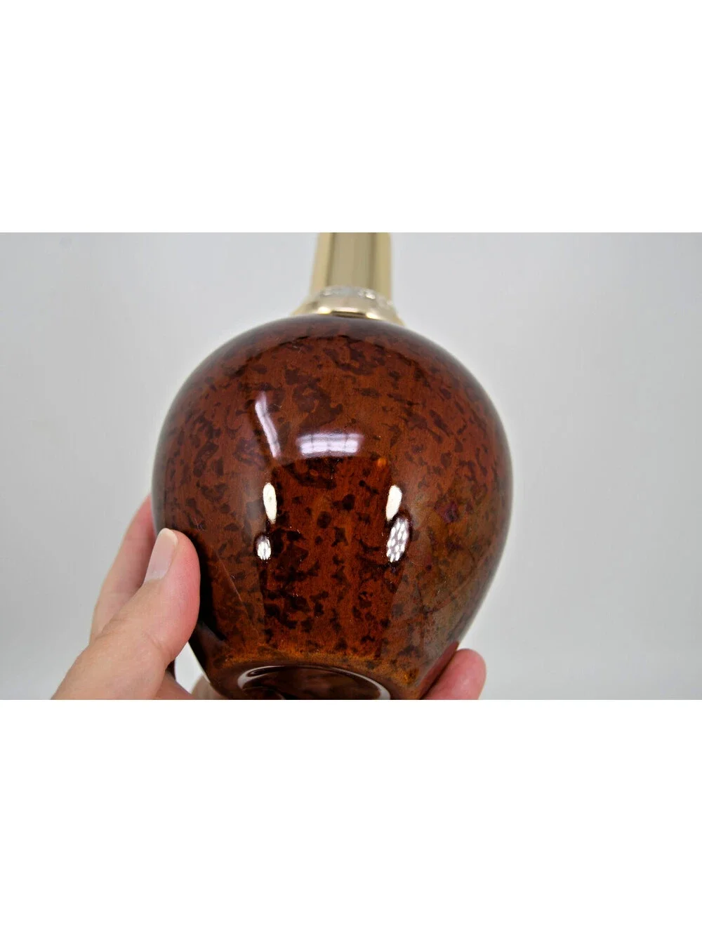 Lampe Berger Fragrance Lamp #5151 Saint Clement Tortoise Brown Gold Lid France